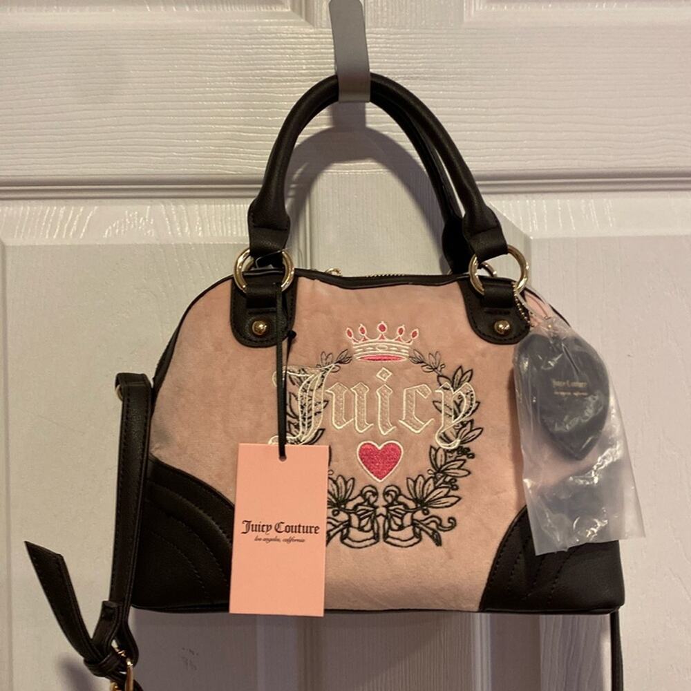 BNWT Juicy Couture Pink Diamond Heritage Satchel